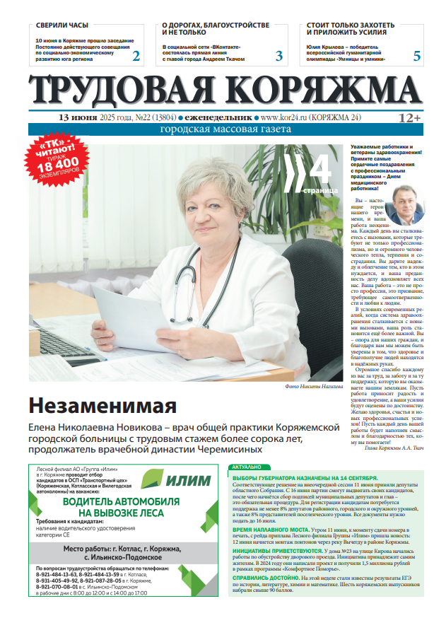 ТК №22, 2025 год