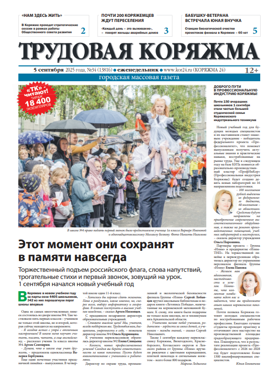 ТК №34, 2025 год